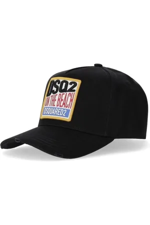 Dsquared2 Accessoires, Heren, Zwart, ONE Size, Katoen, Tropical Baseball Cap