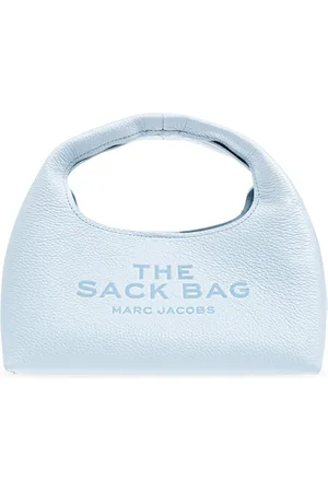 Marc Jacobs Tassen, Dames, Blauw, ONE Size, Leer, The Sack Mini Handtas