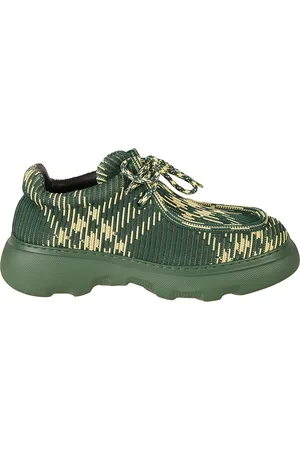 Burberry Schoenen, Heren, Veelkleurig, 40 EU, Nylon, Stijlvolle Sneakers met Veters