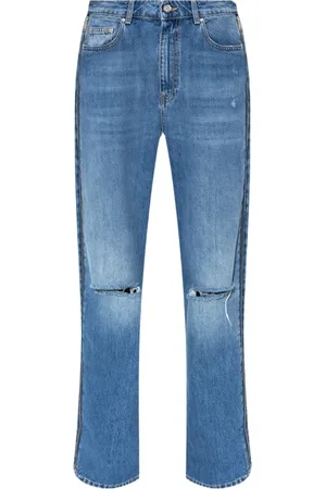 Stella McCartney Jeans, Dames, Blauw, W27, Katoen, Jeans met ritssluiting