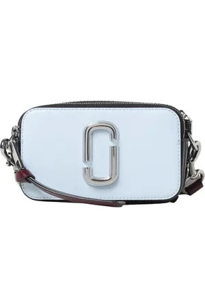 Marc Jacobs Tassen, Dames, Blauw, ONE Size, Leer, Iconische JHardware Crossbody Tas in Blauw