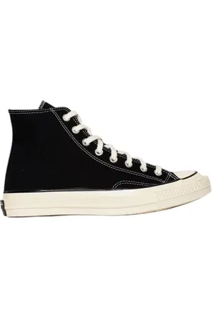 Converse Schoenen, Dames, Zwart, 40 EU, Klassieke hoge top dubbele foxing sneakers