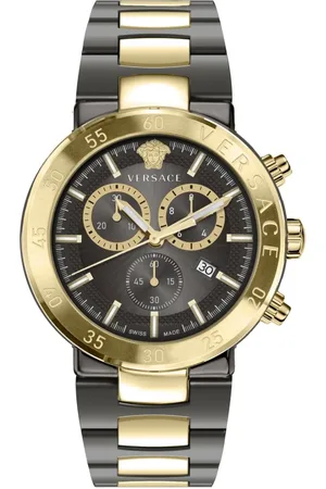 VERSACE Accessoires, Heren, Geel, ONE Size, Urban Mystique Chronograaf Horloge