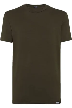 Dsquared2 Tops, Dames, Bruin, M, Katoen, Stijlvol Ondergoed Collectie T-Shirt