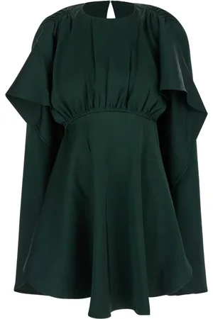 ZIMMERMANN Kleedjes, Dames, Groen, S, Eden Cascading Mini Jurk