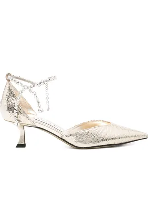 Jimmy Choo Schoenen, Dames, Geel, 36 EU, Leer, Stevie 50 Pumps