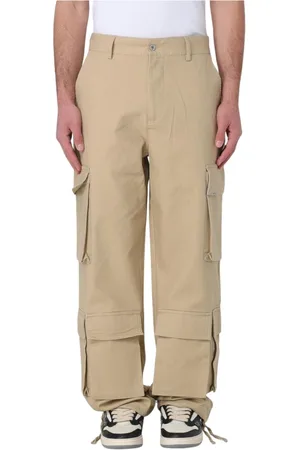 Represent Broeken, Heren, , S, Multi Pocket Cargo Broek Stijlvol Ontwerp
