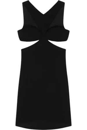 Givenchy Kleedjes, Dames, Zwart, L, Stijlvolle Zwarte A-Lijn Jurk