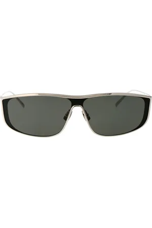 Saint Laurent Accessoires, unisex, Grijs, ONE Size, Stijlvolle SL 605 Zonnebril