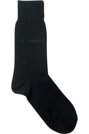 Karl Lagerfeld Ondergoed, Heren, Blauw, M, Stijlvolle designer sokken