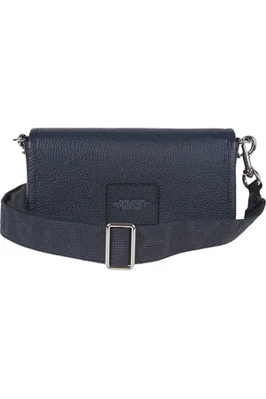 Marc Jacobs Tassen, Dames, Zwart, ONE Size, Leer, Blauwe Crossbody Tas Stijlvol Ontwerp