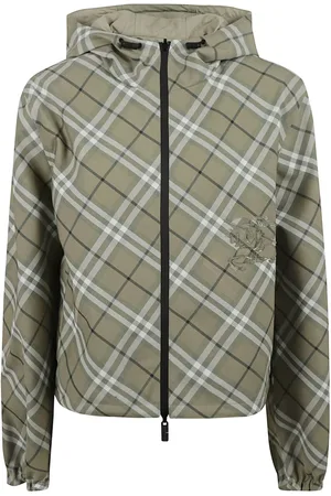 Burberry Jassen, Dames, Veelkleurig, M, Polyester, Stijlvolle Jassen voor Vrouwen