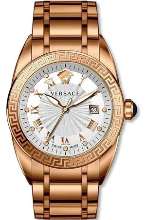 VERSACE Accessoires, Heren, Roze, ONE Size, Heren V-Sport II Roségoud Horloge