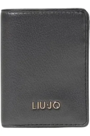 Liu Jo Accessoires, Dames, Grijs, ONE Size, Leer, Grijze Leren Ritsportemonnee