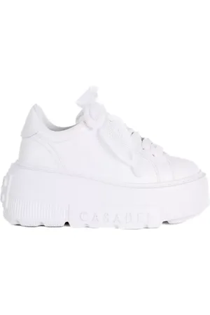 Casadei Schoenen, Dames, Wit, 39 EU, Witte Plateau Sneakers