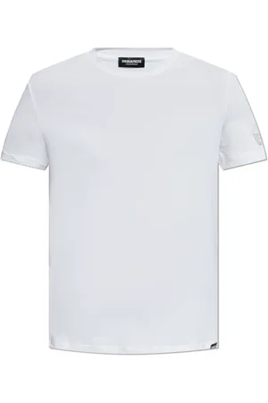 Dsquared2 Tops, Heren, Wit, M, Katoen, T-shirt uit de Underwear Collectie