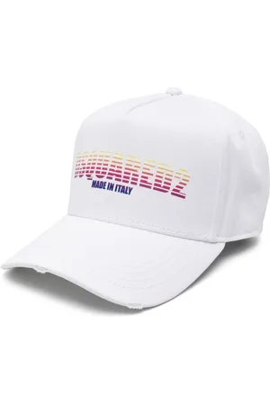 Dsquared2 Accessoires, Heren, Wit, ONE Size, Katoen, Baseballpet