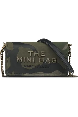 Marc Jacobs Tassen, Dames, Groen, ONE Size, Leer, Mini Crossbody Tas