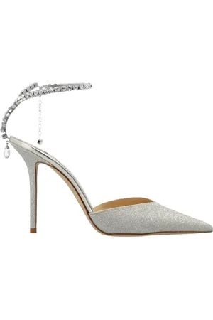 Jimmy Choo Schoenen, Dames, Geel, 40 EU, Leer, ‘Saeda’ pumps