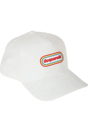 Dsquared2 Accessoires, Dames, Wit, ONE Size, Stijlvolle Hoed Accessoires