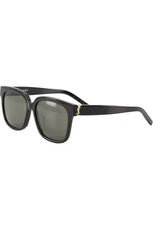 Saint Laurent Accessoires, unisex, Zwart, ONE Size, Rechthoekige zonnebril Lente-Zomer 2025 Collectie