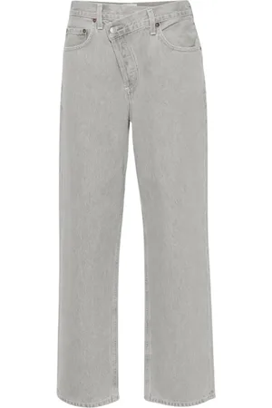 AGOLDE Jeans, Dames, Grijs, W28, Katoen, Straight Jeans