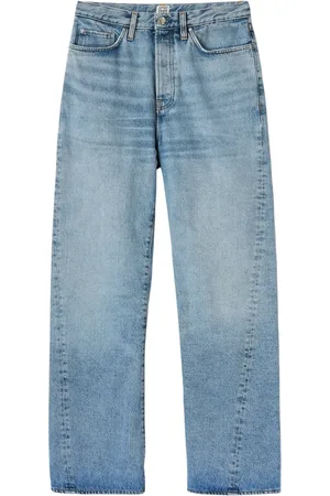 Totême Jeans, Dames, Blauw, W28, Denim, Twisted Seam Denim Full Length