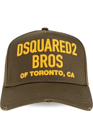 Dsquared2 Accessoires, Heren, Groen, ONE Size, Katoen, Baseballpet