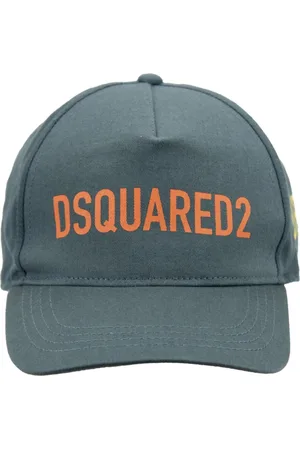 Dsquared2 Accessoires, unisex, Groen, ONE Size, Katoen, Snapback Baseball Cap