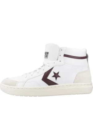 Converse Schoenen, Heren, Wit, 41 EU, Klassieke Mid Sneakers