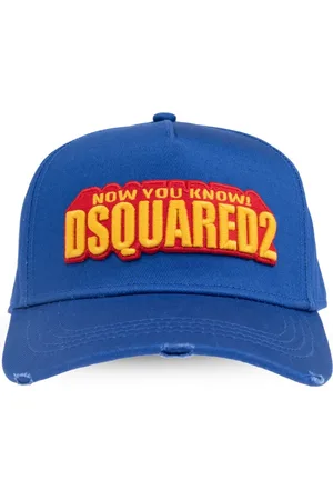 Dsquared2 Accessoires, Heren, Blauw, ONE Size, Katoen, Baseballpet