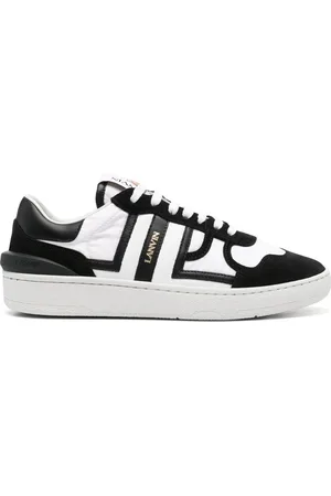 Lanvin Schoenen, Dames, Zwart, 39 EU, Leer, Clay Mesh Sneakers
