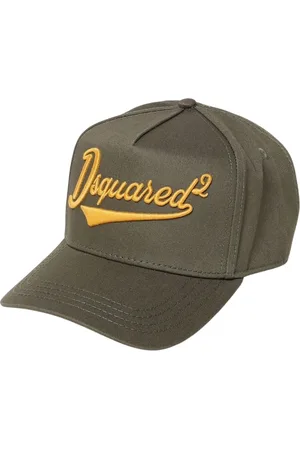 Dsquared2 Accessoires, Heren, Groen, ONE Size, Katoen, Groene Baseballpet voor mannen