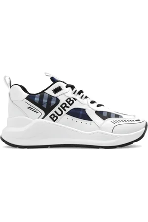 Burberry Schoenen, Heren, Wit, 41 EU, Leer, Sean Sneakers