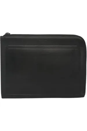 Saint Laurent Pre-owned, Dames, Zwart, ONE Size, Leer, Pre-owned Leather clutches