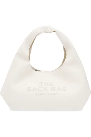 Marc Jacobs Tassen, Dames, Wit, ONE Size, Leer, The Sack Schoudertas