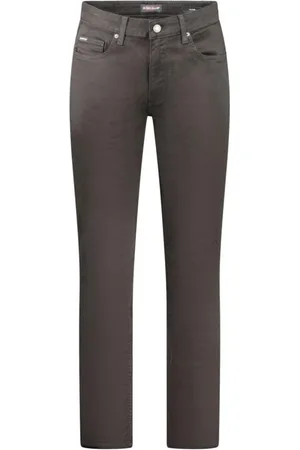 Guess Jeans, Heren, Bruin, W30 L32, Katoen, Slim-Fit Katoenen Jeans met 5-Pocket Ontwerp