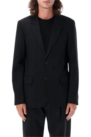 Ami Jassen, Heren, Zwart, L, Wol, Tijdloze Zwarte Blazer Mannen