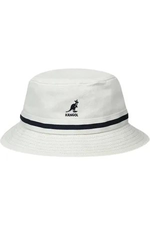 Kangol Accessoires, unisex, Wit, S, Streep Lahinch Witte Hoed