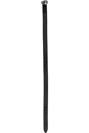 Alexander McQueen Accessoires, Heren, Zwart, 110 CM, Leer, Klassieke Leren Riem 100% Kalf