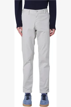 RE-HASH Broeken, Heren, Grijs, W33, Blauwe Casual Chinos Broek Comfortabel