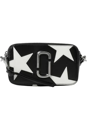 Marc Jacobs Tassen, Dames, Zwart, ONE Size, Leer, Zwarte Crossbody Tas voor Vrouwen