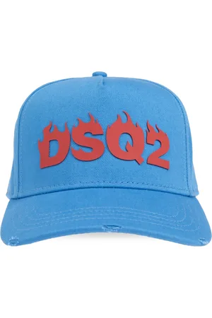 Dsquared2 Accessoires, Heren, Blauw, ONE Size, Katoen, Baseballpet