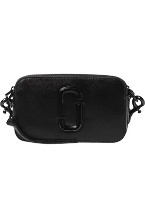 Marc Jacobs Tassen, Dames, Zwart, ONE Size, Leer, Zwarte Synthetische Saffiano Leren Mini Tas