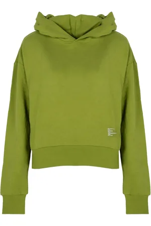 Patrizia Pepe Sweatshirts & Hoodies, Dames, Groen, S, Katoen, Hooded Sweatshirt