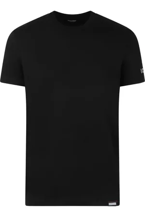 Dsquared2 Tops, Heren, Zwart, L, Katoen, BE Icon Underwear T-Shirt