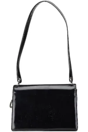 Salvatore Ferragamo Pre-owned, Dames, Zwart, ONE Size, Leer, Tweedehands leren handtassen