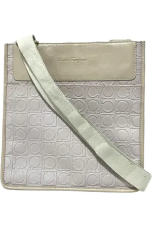 Salvatore Ferragamo Pre-owned, Dames, , ONE Size, Leer, Pre-owned Leather crossbody-bags