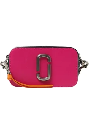 Marc Jacobs Tassen, Dames, Roze, ONE Size, Leer, Blauwe Crossbody Cameratas