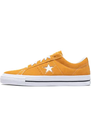 Converse Schoenen, Heren, Oranje, 42 1/2 EU, Katoen, Sunflower Pro Sneakers
